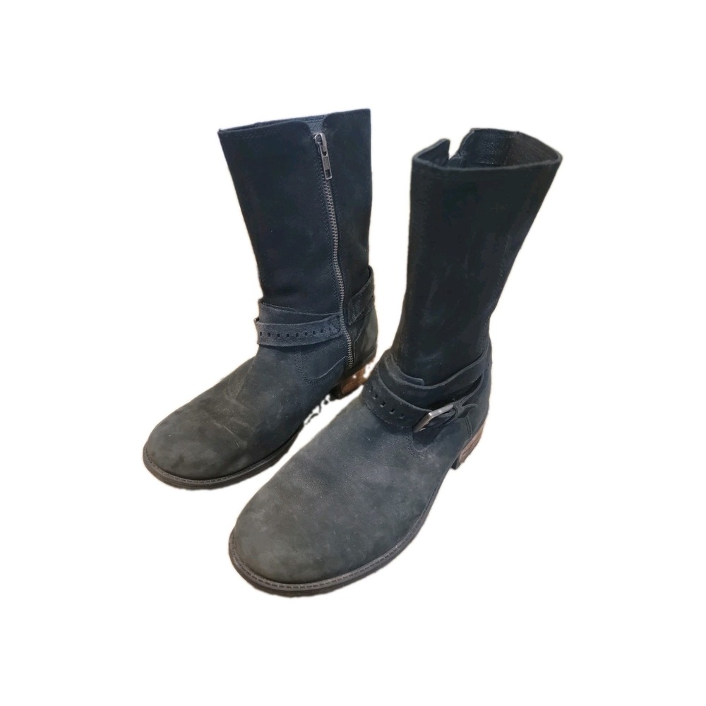 UGG Australia Women's Kiings Suede Black Water Resistant Boots 1007742 US 9.5